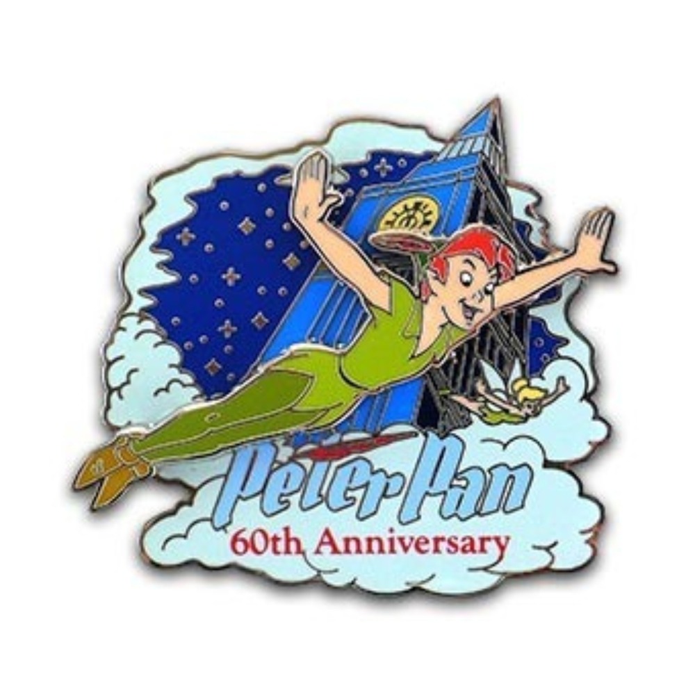 Disney Peter Pan 60th Anniversary Tinker Bell Flying by Big Ben LE Pin 94319